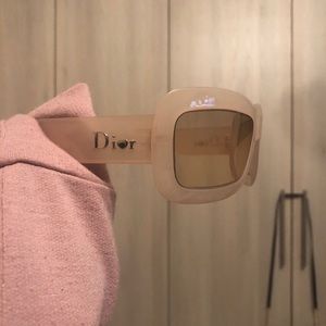 Vintage Baby Pink Dior Sunglasses